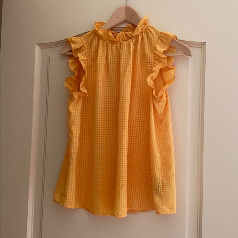 🌼🍁Who What Wear golden yellow top - Size S 🌻